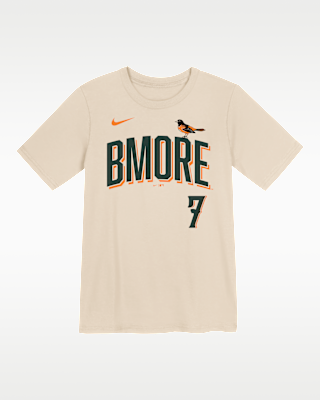 NIKE Lサイズ ベスト ワンポイント 刺繍ロゴ ホワイト ナイキ Jackson Holliday Baltimore Orioles City Connect Little Kids' Nike